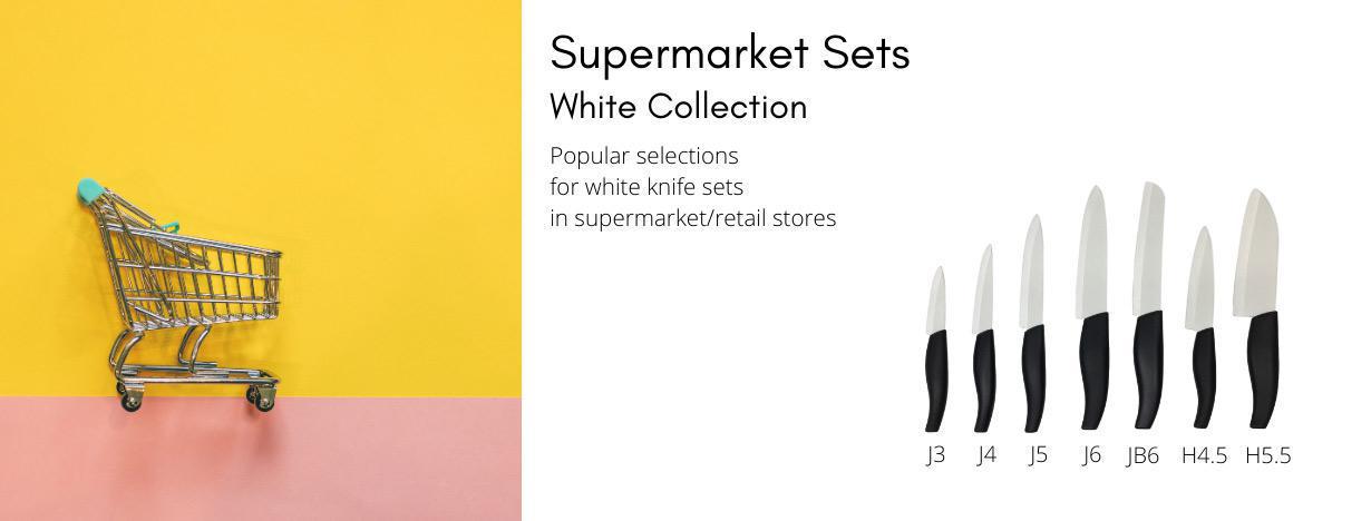 Supermarket sets black collection popular selections for black knife sets in supermarket-retail stores.