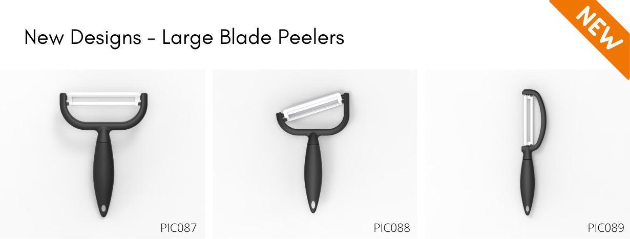 new designs large blade peelers